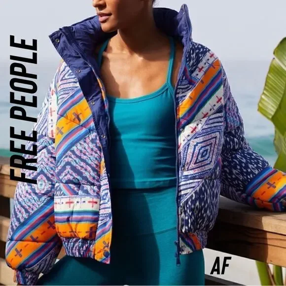 FREE PEOPLE POWERHOUSE PUFFER SKI JACKET NWT - Picture 4 of 15